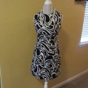 Black and white  dress